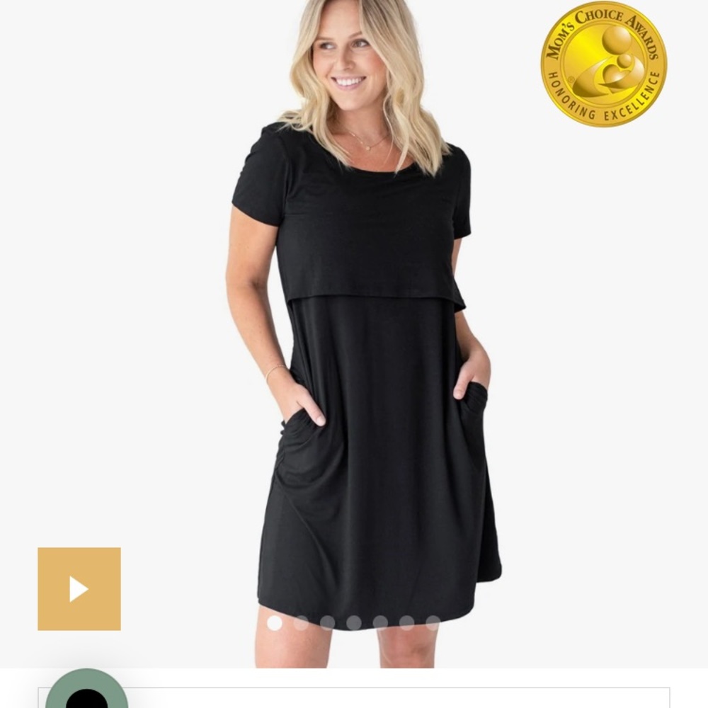 Kindred Braverly Black Nursing Dress